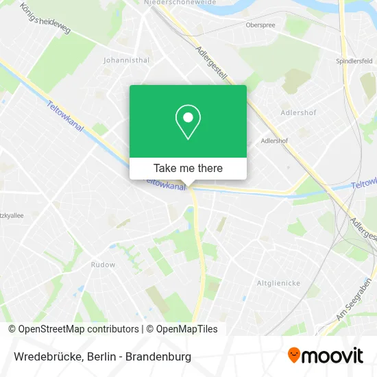 Wredebrücke map