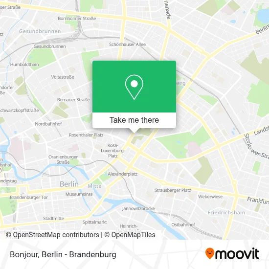Bonjour map