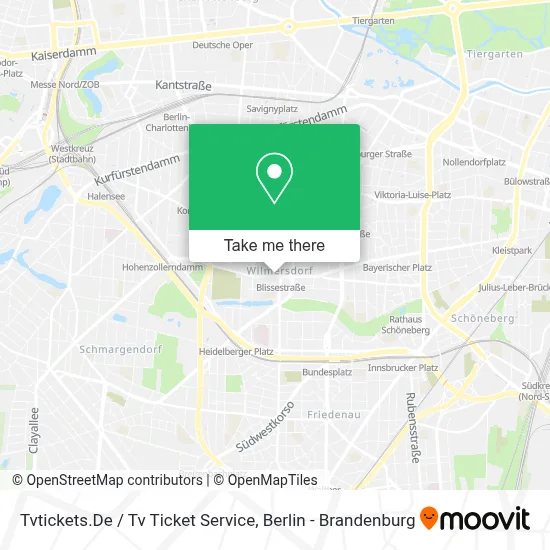 Tvtickets.De / Tv Ticket Service map