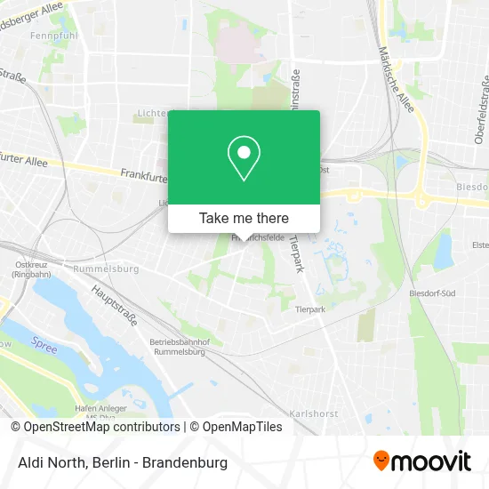 Aldi Nord map