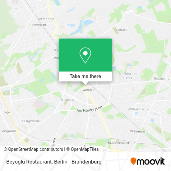 Beyoglu Restaurant map