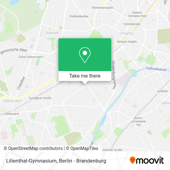 Lilienthal-Gymnasium map