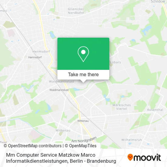 Mm Computer Service Matzkow Marco Informatikdienstleistungen map