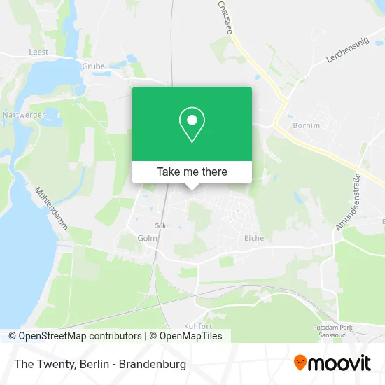 The Twenty map