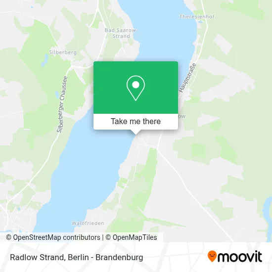 Radlow Strand map