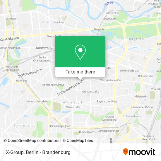 X-Group map