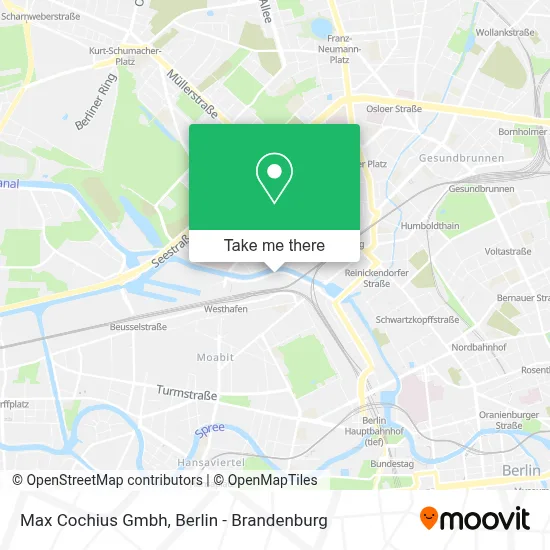 Max Cochius Gmbh map