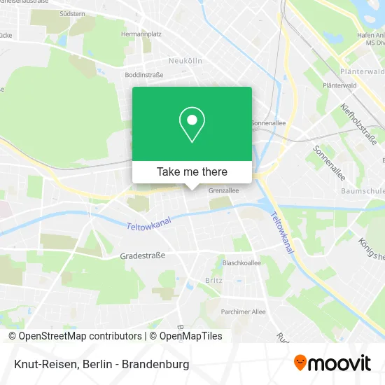 Knut-Reisen map