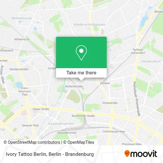 Ivory Tattoo Berlin map