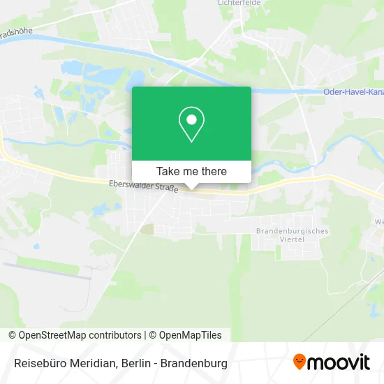 Reisebüro Meridian map