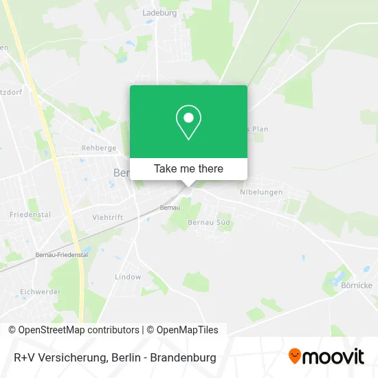 R+V Versicherung map
