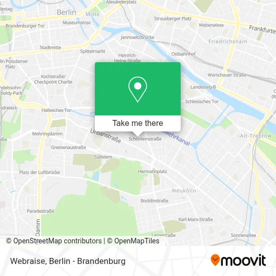 Webraise map