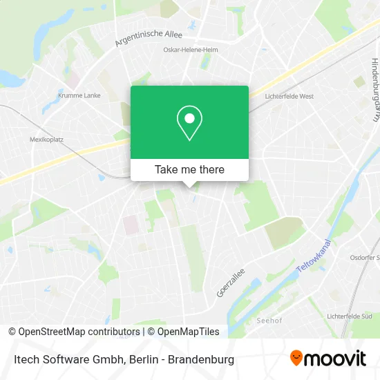 Itech Software Gmbh map