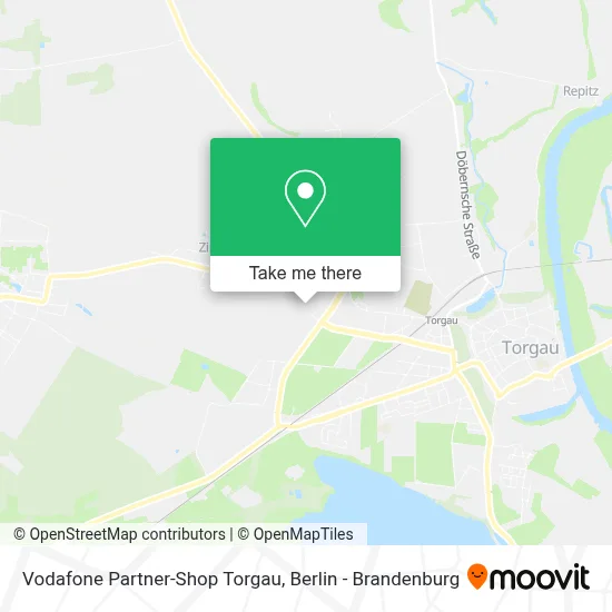 Vodafone Partner-Shop Torgau map