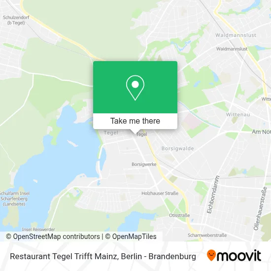 Restaurant Tegel Trifft Mainz map