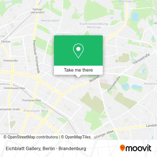 Eichblatt Gallery map