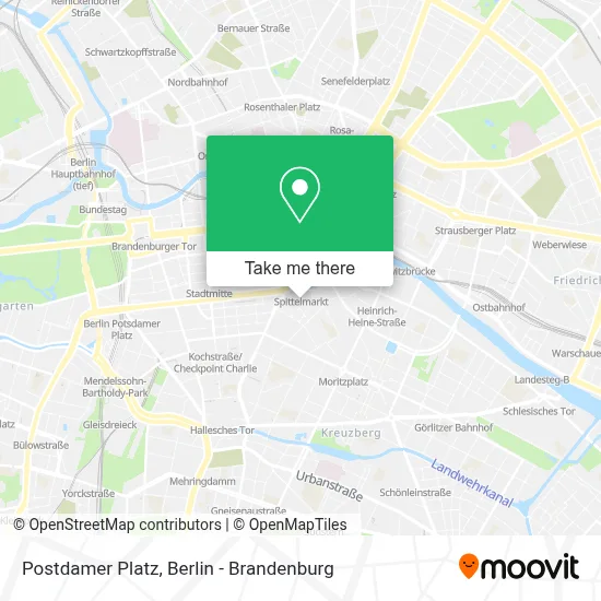 Postdamer Platz map