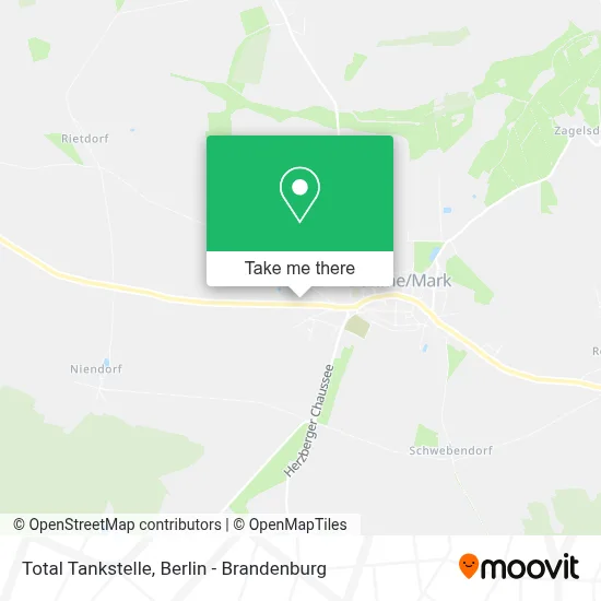 Total Tankstelle map