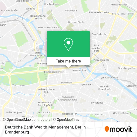 Deutsche Bank Wealth Management map