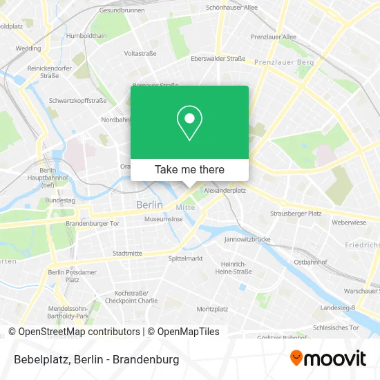 Bebelplatz map