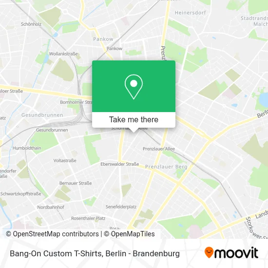 Bang-On Custom T-Shirts map