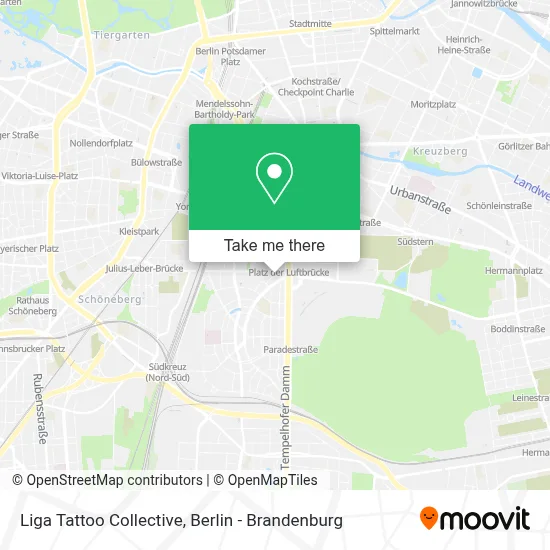 Liga Tattoo Collective map
