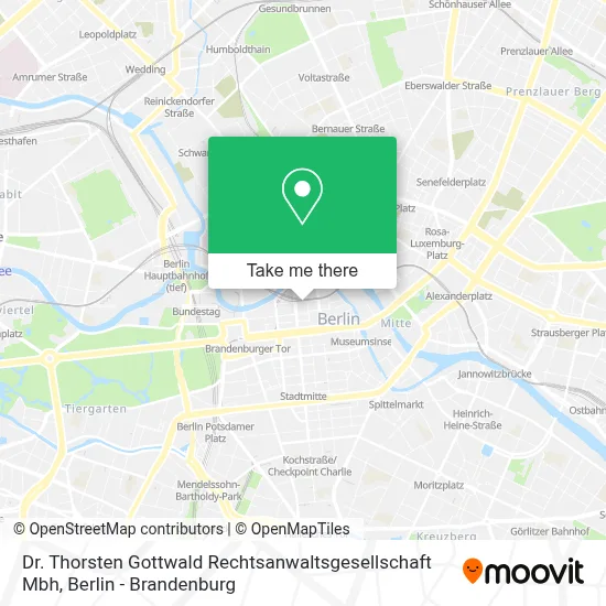 Dr. Thorsten Gottwald Rechtsanwaltsgesellschaft Mbh map