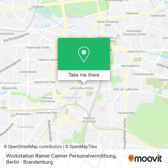 Workstation Rainer Calmer Personalvermittlung map