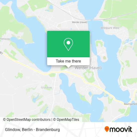 Glindow map