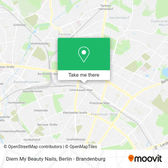 Diem My Beauty Nails map