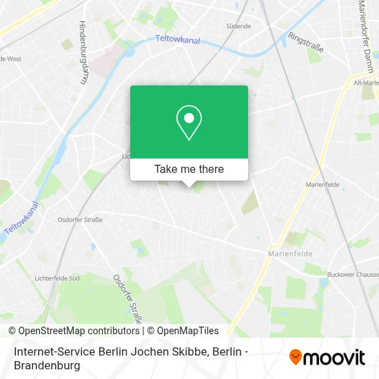Internet-Service Berlin Jochen Skibbe map
