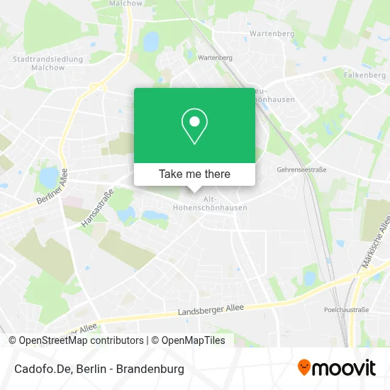 Cadofo.De map