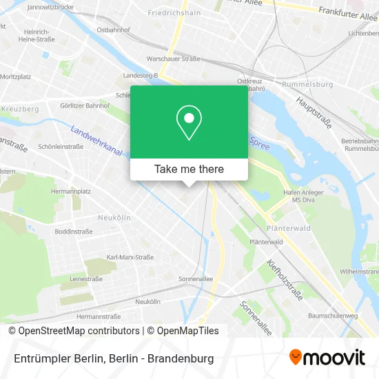 Entrümpler Berlin map