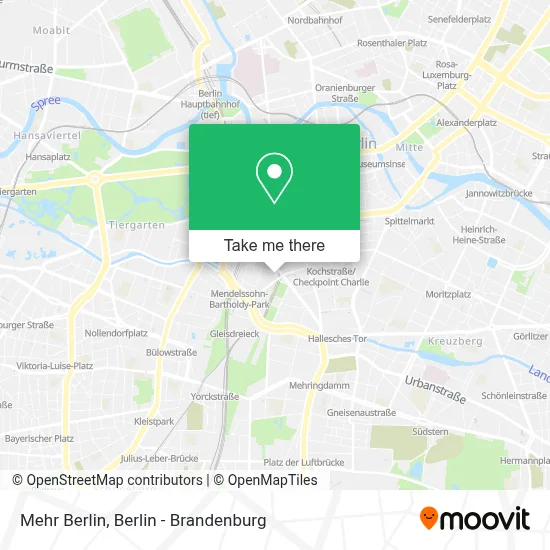 Mehr Berlin map
