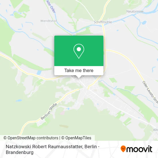 Natzkowski Robert Raumausstatter map