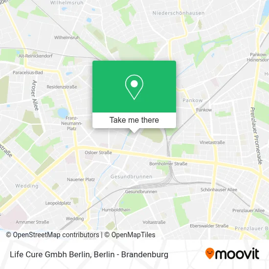 Life Cure Gmbh Berlin map