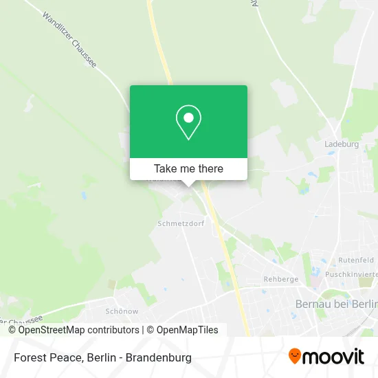 Waldfrieden map