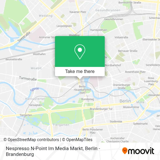 Nespresso N-Point Im Media Markt map