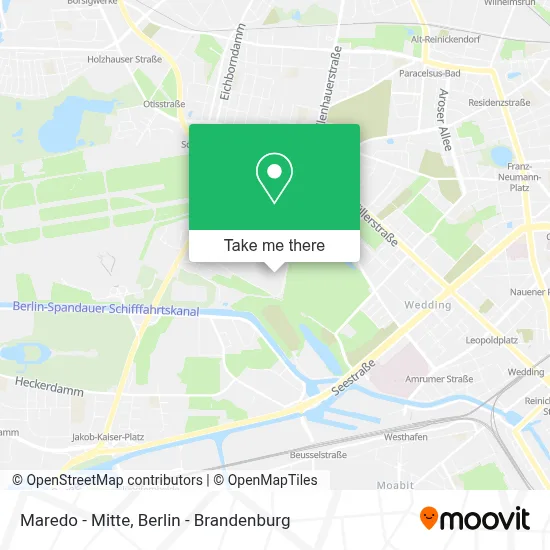 Maredo - Mitte map