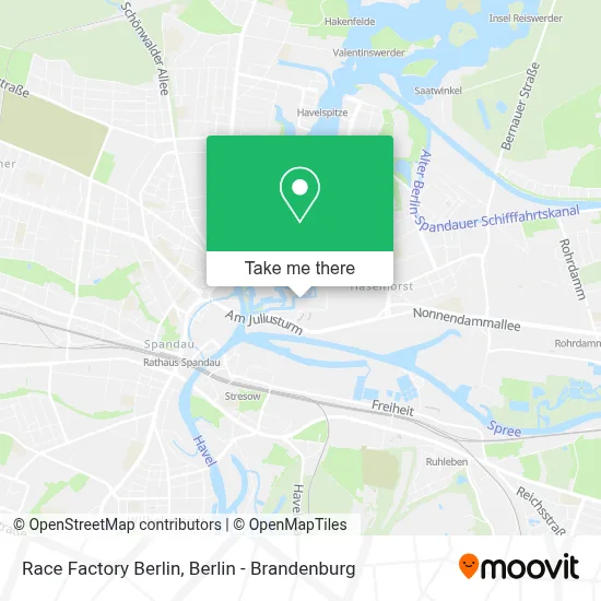 Race Factory Berlin map
