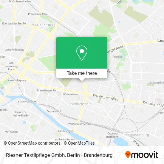 Riesner Textilpflege Gmbh map