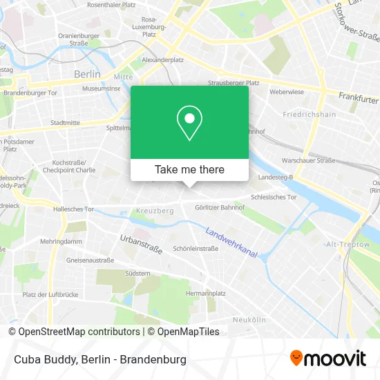 Cuba Buddy map