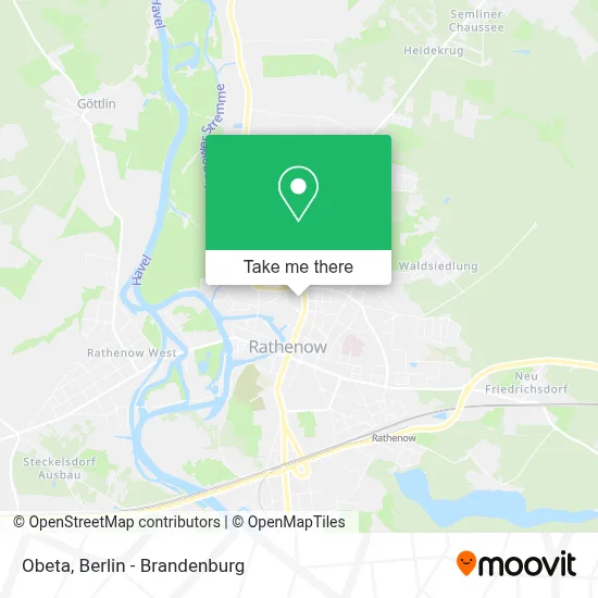 Obeta map
