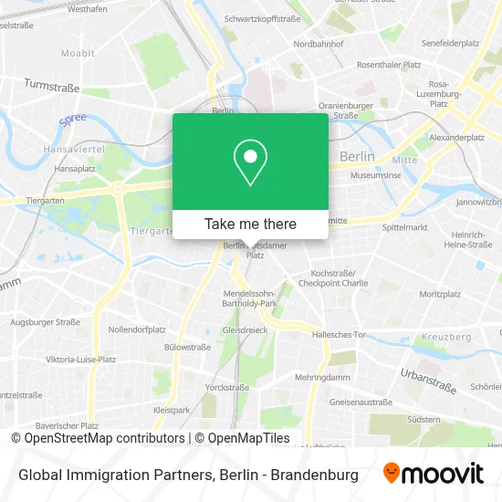 Global Immigration Partners map