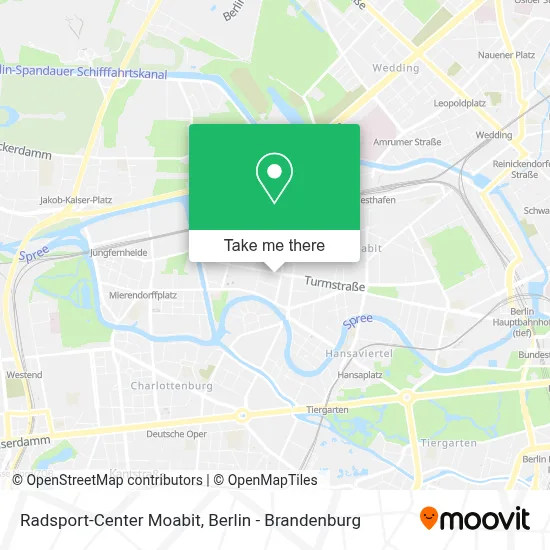 Radsport-Center Moabit map