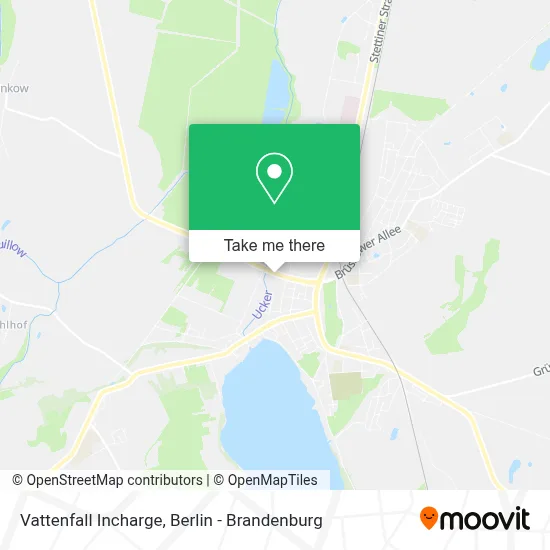 Vattenfall Incharge map