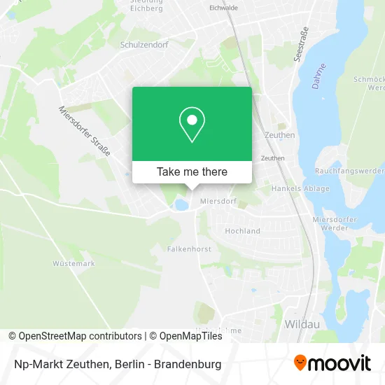 Np-Markt Zeuthen map
