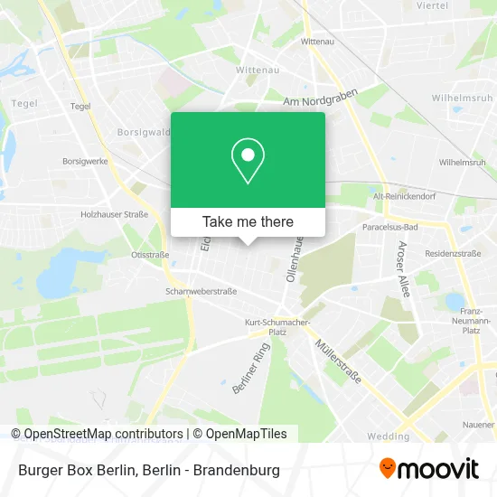 Burger Box Berlin map