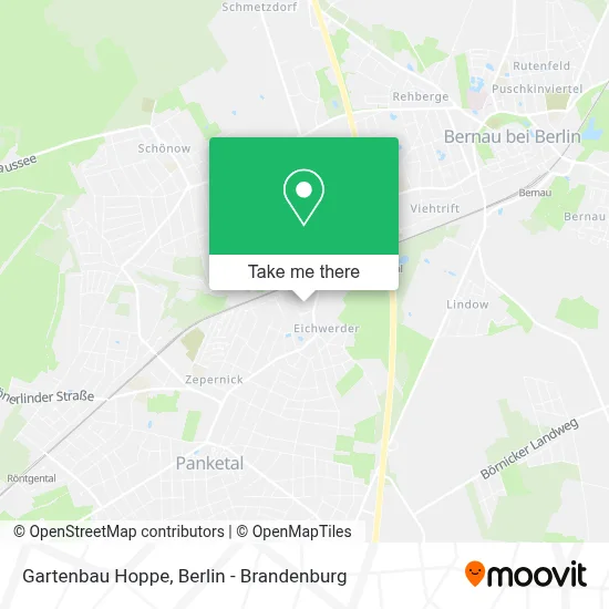 Gartenbau Hoppe map