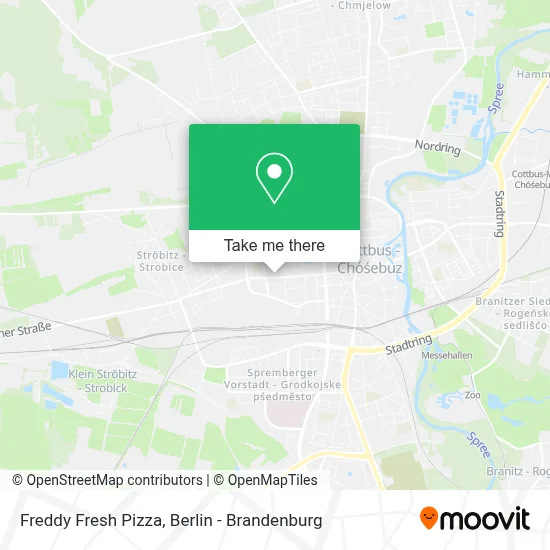Freddy Fresh Pizza map